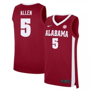 Amari Allen Bama Game College Basketball #5 Men's Jersey - Crimson 569195-238