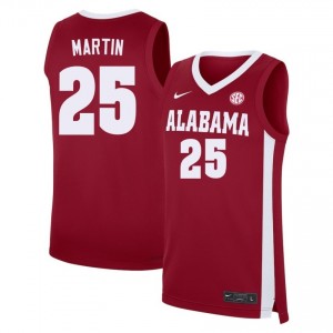 Jacob Martin Bama Alumni #25 Men's College Basketball Jerseys - Crimson 125728-766