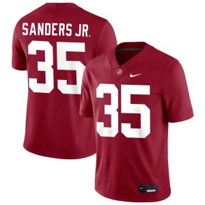 Abduall Sanders Jr. The Tide College Football #35 Limited Mens Jerseys - Crimson 326505-159