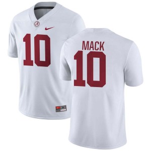 Austin Mack Bama Men's Official #10 College Football Jerseys - White 608338-156