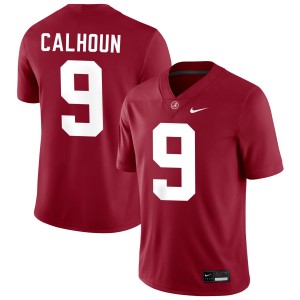Cameron Calhoun University of Alabama Men NCAA College Football #9 Jerseys - Crimson 459650-631