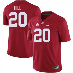 Daniel Hill The Tide #20 College Football Mens Official Jerseys - Crimson 499969-871