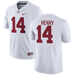 Fatutoa Henry Alabama Crimson Tide College Football 2025-26 Men's #14 Jersey - White 801697-636