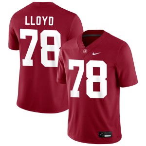 Jackson Lloyd Alabama Crimson Tide #78 College Football Replica Men Jerseys - Crimson 803089-869
