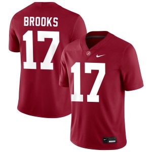 Lotzeir Brooks The Tide College Football Limited Men #17 Jersey - Crimson 134039-951