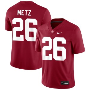 Luke Metz Alabama Men College Football Game #26 Jersey - Crimson 883641-592
