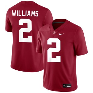 Ryan Williams Crimson College Football Men's #2 Replica Jersey - Crimson 498317-650