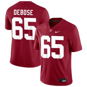 Micah DeBose Bama 2025 College Football #65 Mens Jerseys - Crimson 721765-162