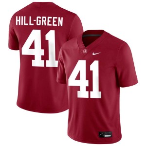 Nikhai Hill-Green Alabama 2025 Men #41 College Football Jersey - Crimson 284691-184
