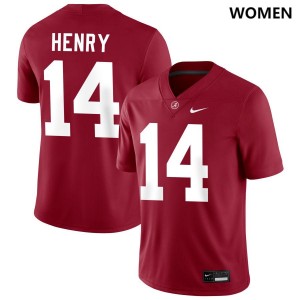 Fatutoa Henry Alabama Crimson Tide College Football Womens Player #14 Jersey - Crimson 389156-852