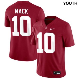 Austin Mack Bama #10 College Football NCAA Youth Jerseys - Crimson 267875-523