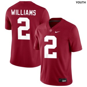Ryan Williams Crimson College Football #2 Youth 2025 Jerseys - Crimson 772444-666