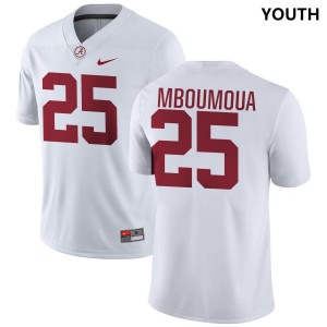 Steve Bolo Mboumoua Roll Tide Limited Youth #25 College Football Jerseys - White 471706-768