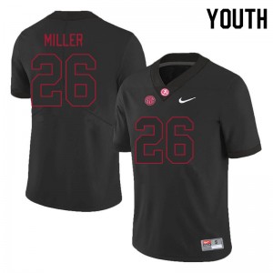 Jam Miller Crimson College Football Youth #26 NCAA Jersey - Black 965693-156