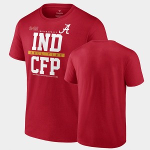 Bama College Football Men 2022 National Championship Playoff T-Shirt - Crimson 708121-390
