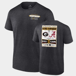 Roll Tide 2022 National Championship Georgia Bulldogs CFP Matchup Mens College Football T-Shirt - Crimson 392366-289