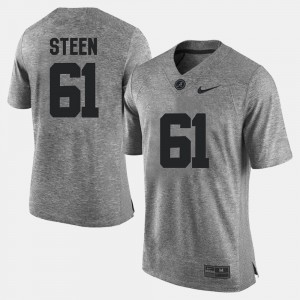 Anthony Steen University of Alabama Gridiron Gray Limited Gridiron Limited Mens #61 Jerseys - Gray 413977-719