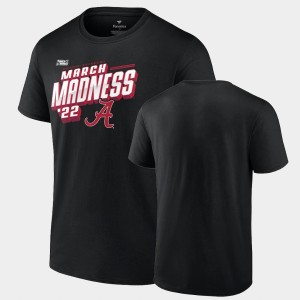 University of Alabama College Basketball 2022 NCAA March Madness Basketball Tournament Men T-Shirt - Black 559651-198