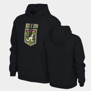 Bama Replica Veterans Men's Hoodie - Black Camo 186800-224