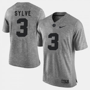Bradley Sylve The Tide Gridiron Limited Gridiron Gray Limited #3 Men's Jersey - Gray 598327-364