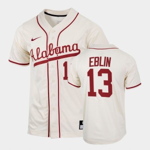 Bryce Eblin The Tide #13 2022 Replica Men's College Baseball Jersey - Natural 469165-135