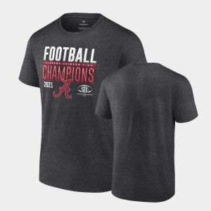 Bama Men's 2021 SEC Football Conference Champions Locker Room College Football T-Shirt - Charcoal 237794-543