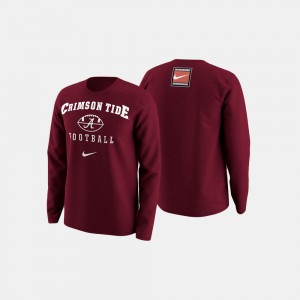 Alabama Men High School College Football Retro Pack Sweater - Crimson 741865-432
