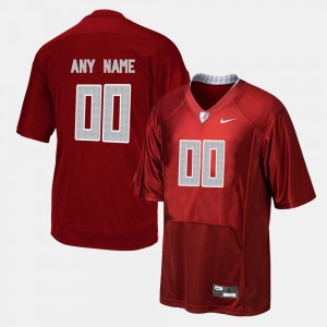 Custom Roll Tide #00 Player College Football Mens Jerseys - Red 737105-638