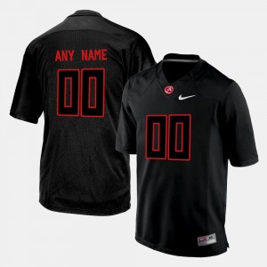 Custom The Tide #00 Mens Alumni College Limited Football Jerseys - Black 530716-283