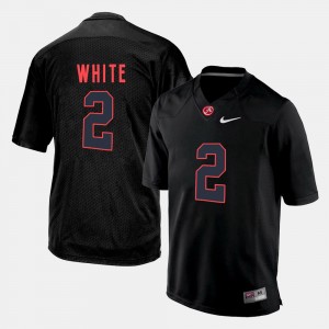 DeAndrew White Bama Silhouette College Men's #2 Limited Jersey - Black 484195-438