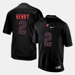 Derrick Henry Bama Mens High School #2 Silhouette College Jerseys - Black 945496-693