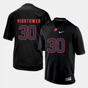 Dont'a Hightower University of Alabama University Silhouette College Men #30 Jerseys - Black 669631-235