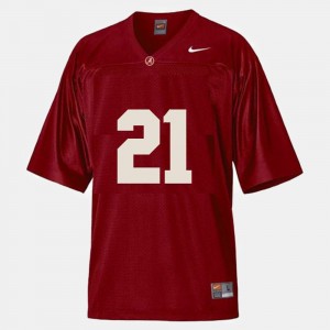 Dre Kirkpatrick University of Alabama Replica College Football #21 Youth Jersey - Red 572925-456