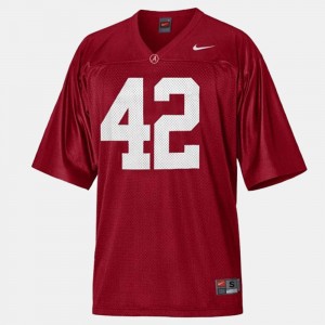 Eddie Lacy Alabama Crimson Tide #42 Alumni Mens College Football Jersey - Red 287207-936