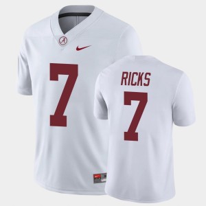 Eli Ricks Crimson Game #7 NCAA Mens Jerseys - White 606018-979