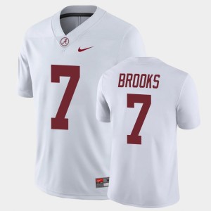 Ja'Corey Brooks Alabama Crimson Tide #7 Player Game Mens Jerseys - White 915598-484