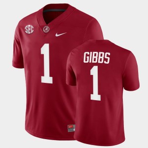Jahmyr Gibbs University of Alabama #1 High School Men's College Football Jersey - Crimson 388808-768