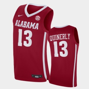 Jahvon Quinerly Bama Mens High School #13 College Basketball Jerseys - Red 154455-238