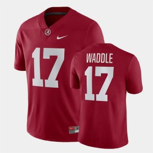 Jaylen Waddle Alabama Crimson Tide Mens Game #17 University Jersey - Crimson 969699-225