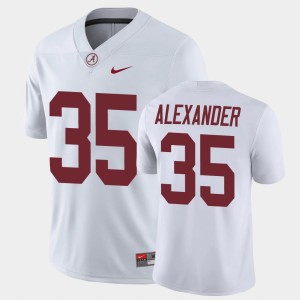 Jeremiah Alexander University of Alabama Replica Men's #35 Game Jersey - White 807250-715