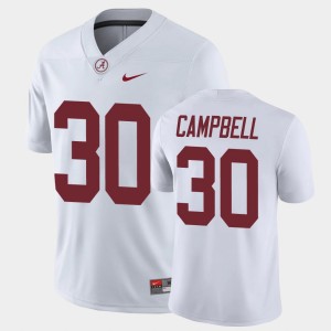 Jihaad Campbell Alabama #30 Game 2025-26 Mens Jerseys - White 928809-629