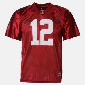 Joe Namath Alabama Youth 2025-26 #12 College Football Jerseys - Red 320653-921