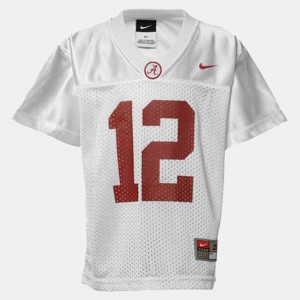 Joe Namath Roll Tide University #12 Men College Football Jerseys - White 509710-119