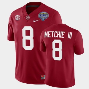 John Metchie III The Tide College Football Playoff #8 Men 2021 Cotton Bowl Jersey - Crimson 987176-945