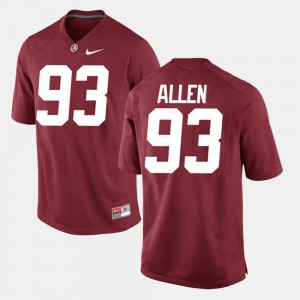 Jonathan Allen University of Alabama Alumni Football Game #93 Men Limited Jersey - Crimson 183760-138