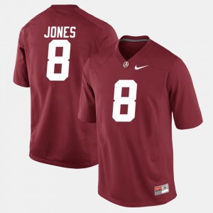 Julio Jones University of Alabama Alumni Football Game #8 NCAA Men Jerseys - Crimson 273465-564
