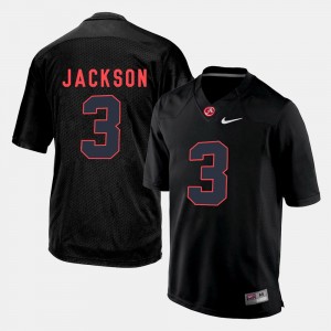 Kareem Jackson Bama #3 NCAA Men's College Football Jerseys - Black 600612-740