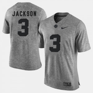 Kareem Jackson Roll Tide Gridiron Gray Limited #3 Gridiron Limited Men's Jersey - Gray 529739-930