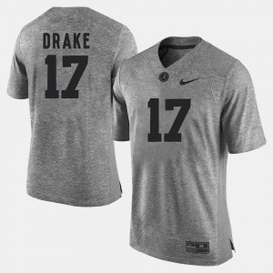 Kenyan Drake Bama #17 Gridiron Limited Mens Gridiron Gray Limited Jerseys - Gray 571886-388