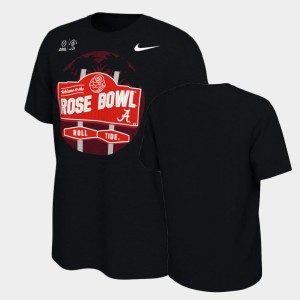 Roll Tide Mens Illustrated 2021 Rose Bowl T-Shirt - Black 316439-474